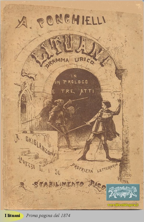 Prima pagina del 1874
