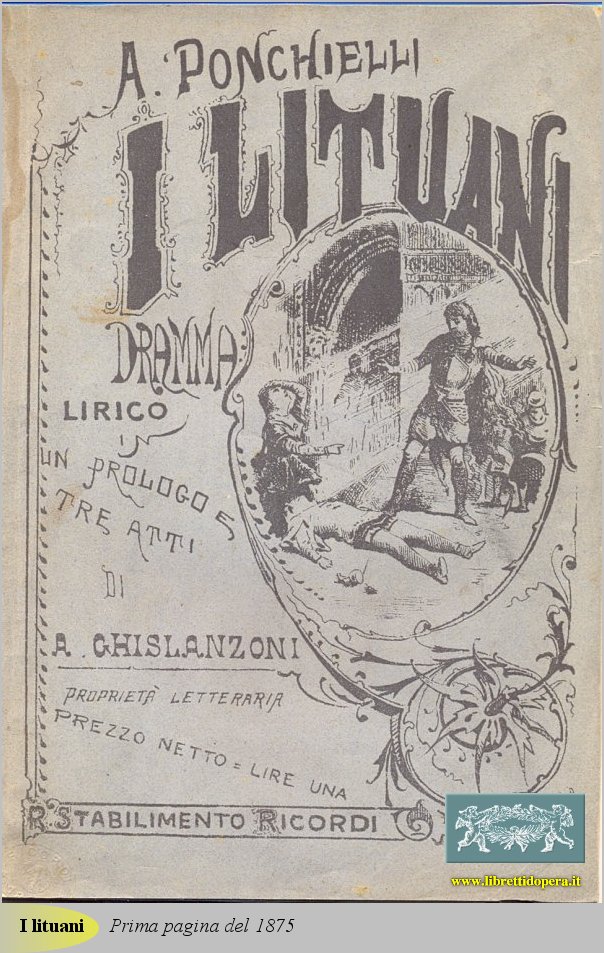 Prima pagina del 1875