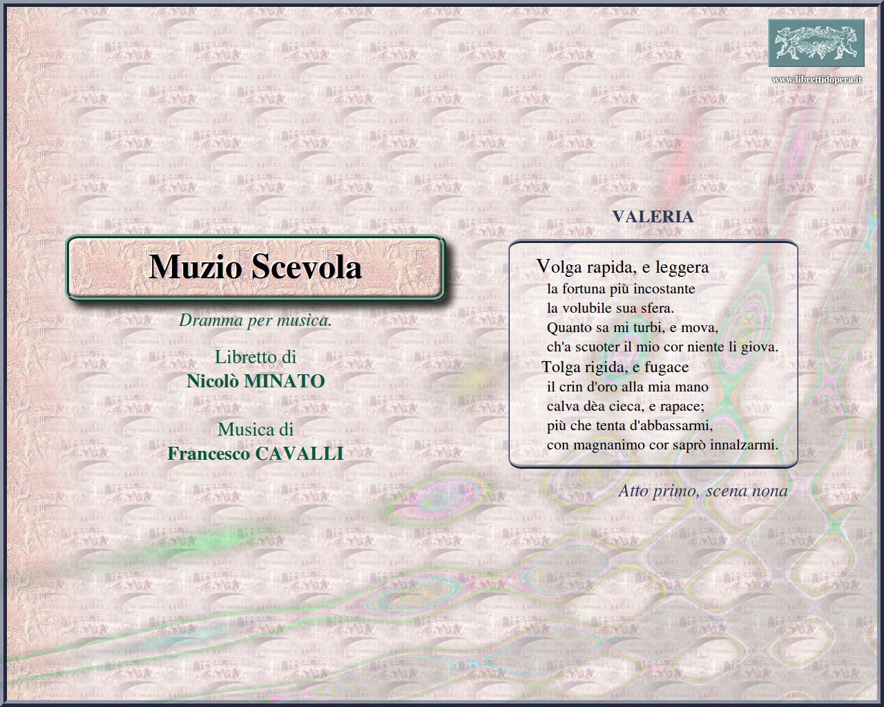 Volga rapida, e leggera Volga rapida, e leggera