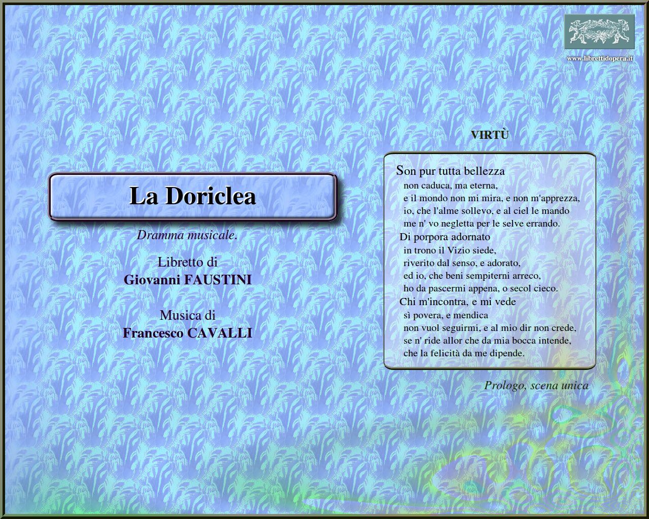 Son pur tutta bellezza Son pur tutta bellezza