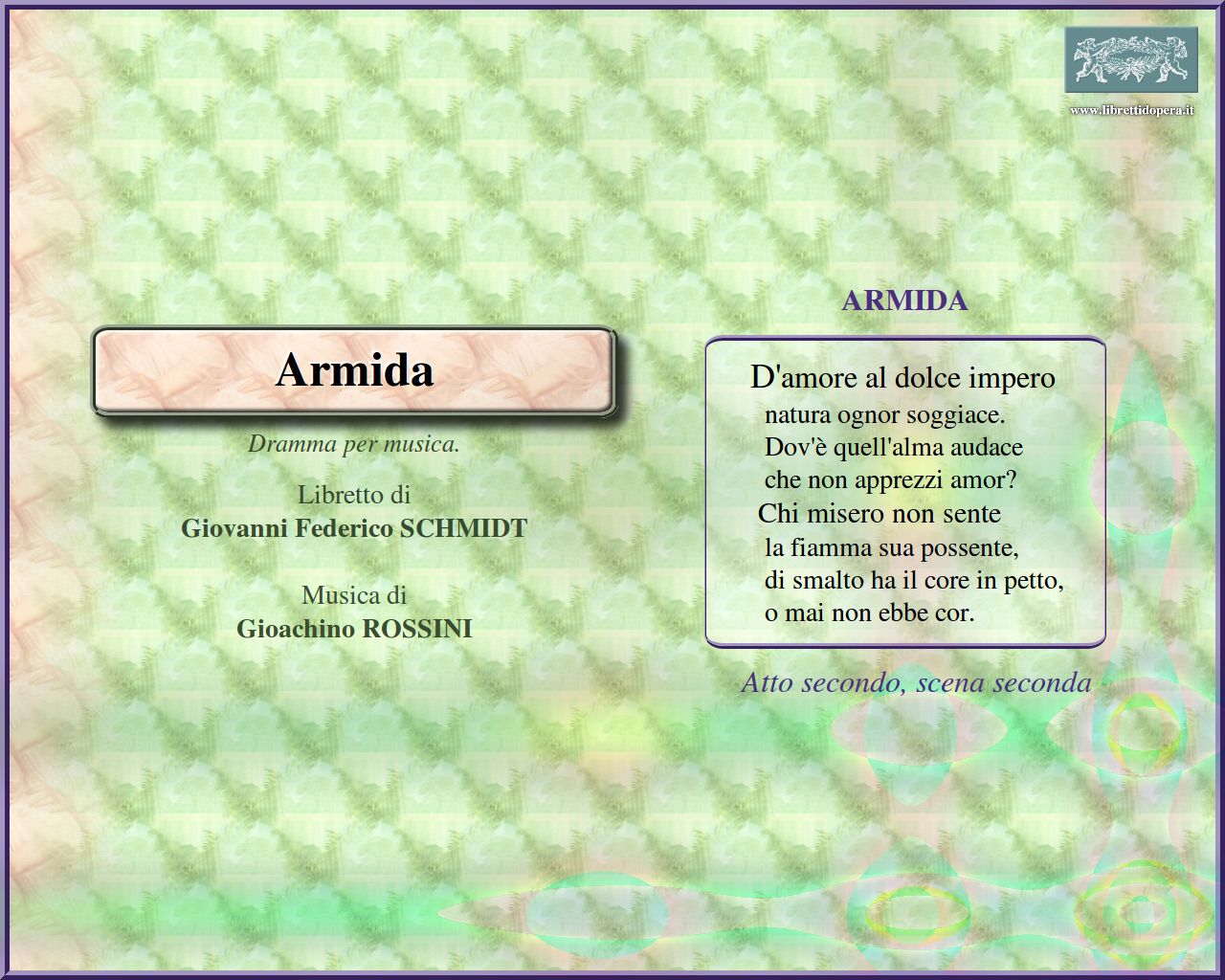 D'amore al dolce impero D'amore al dolce impero