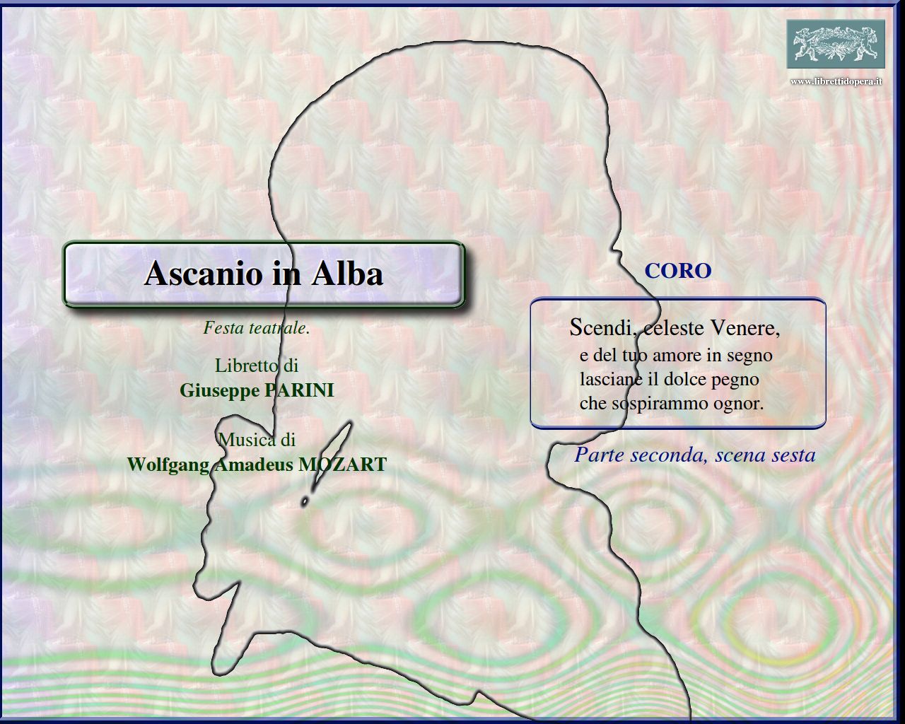 Scendi, celeste Venere Scendi, celeste Venere