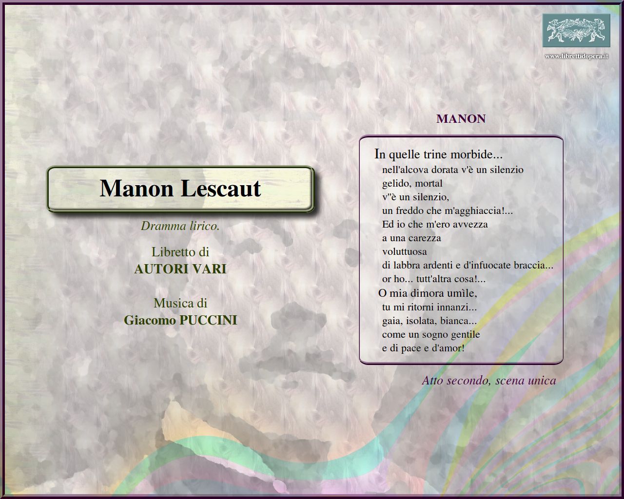 In quelle trine morbide In quelle trine morbide