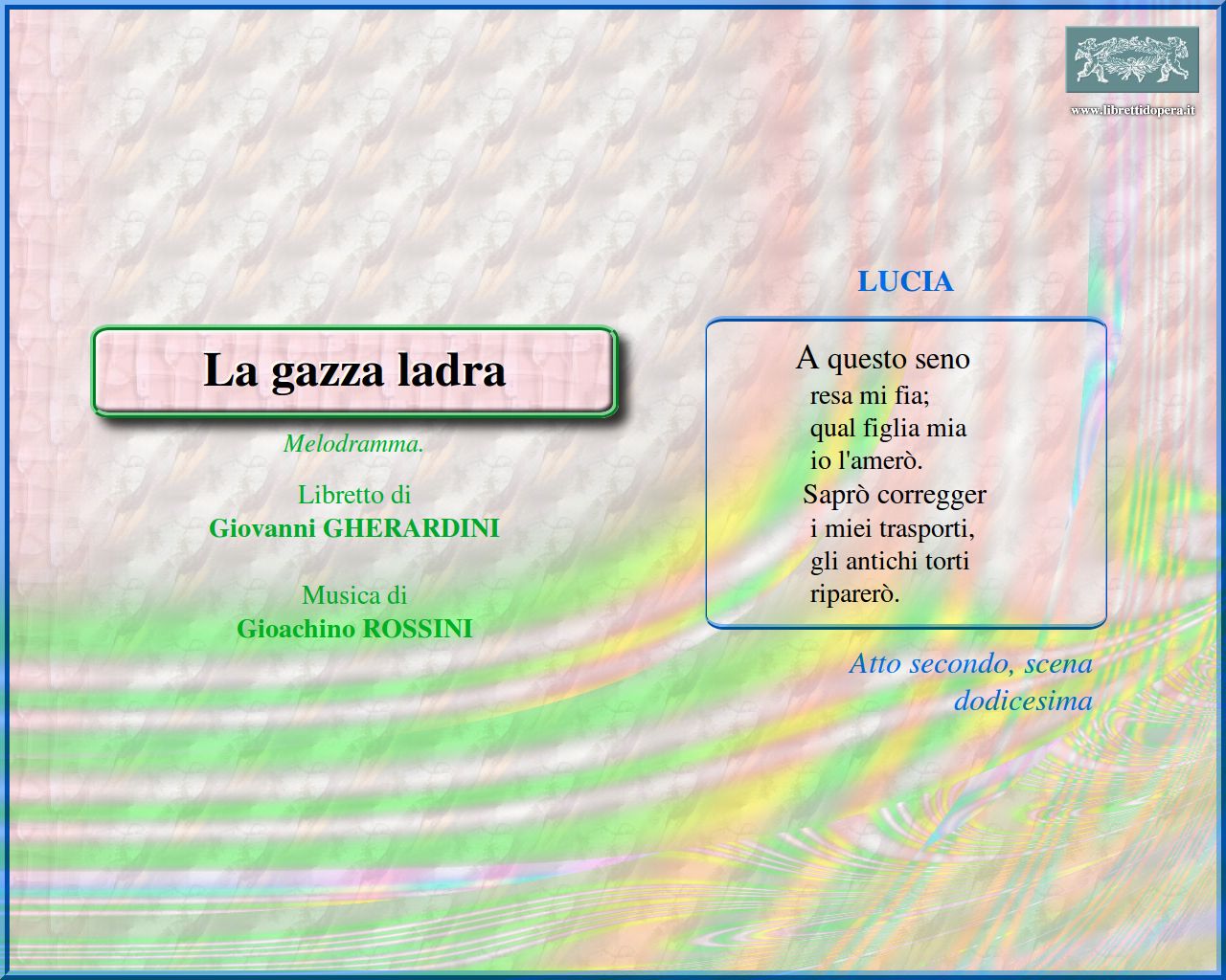 A questo seno A questo seno