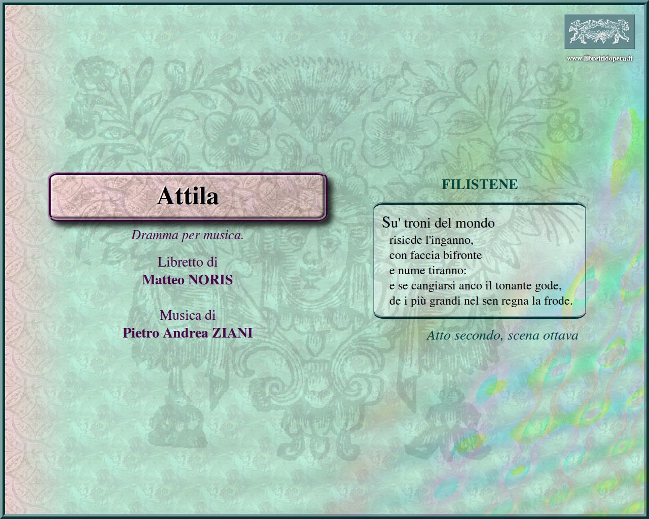 Su' troni del mondo Su' troni del mondo