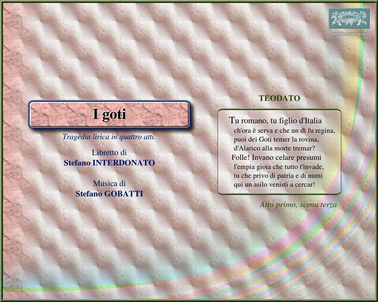 Tu romano, tu figlio d'Italia Tu romano, tu figlio d'Italia