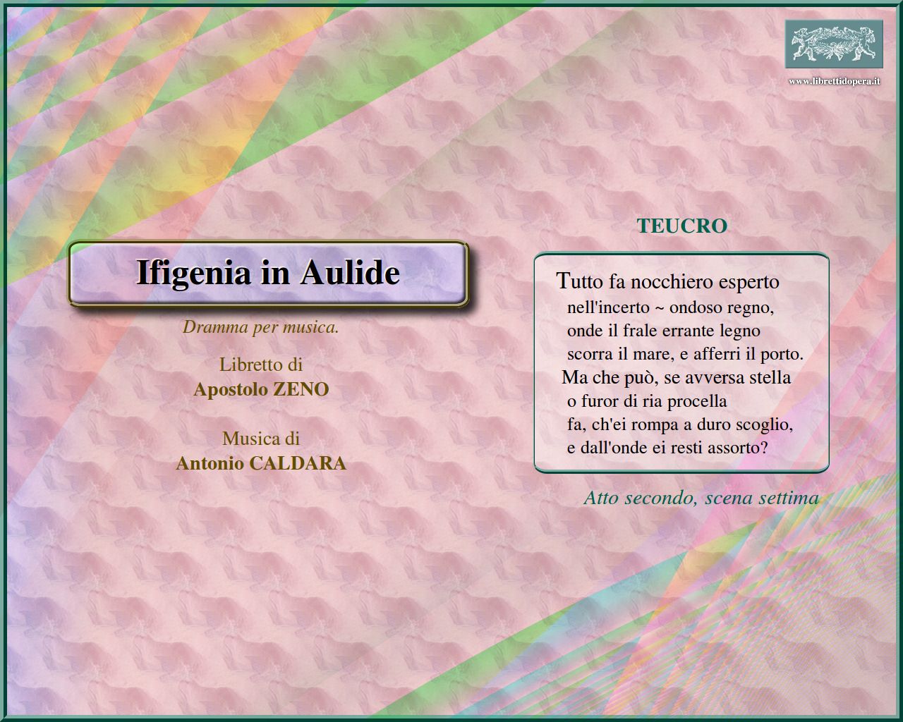 Tutto fa nocchiero esperto Tutto fa nocchiero esperto