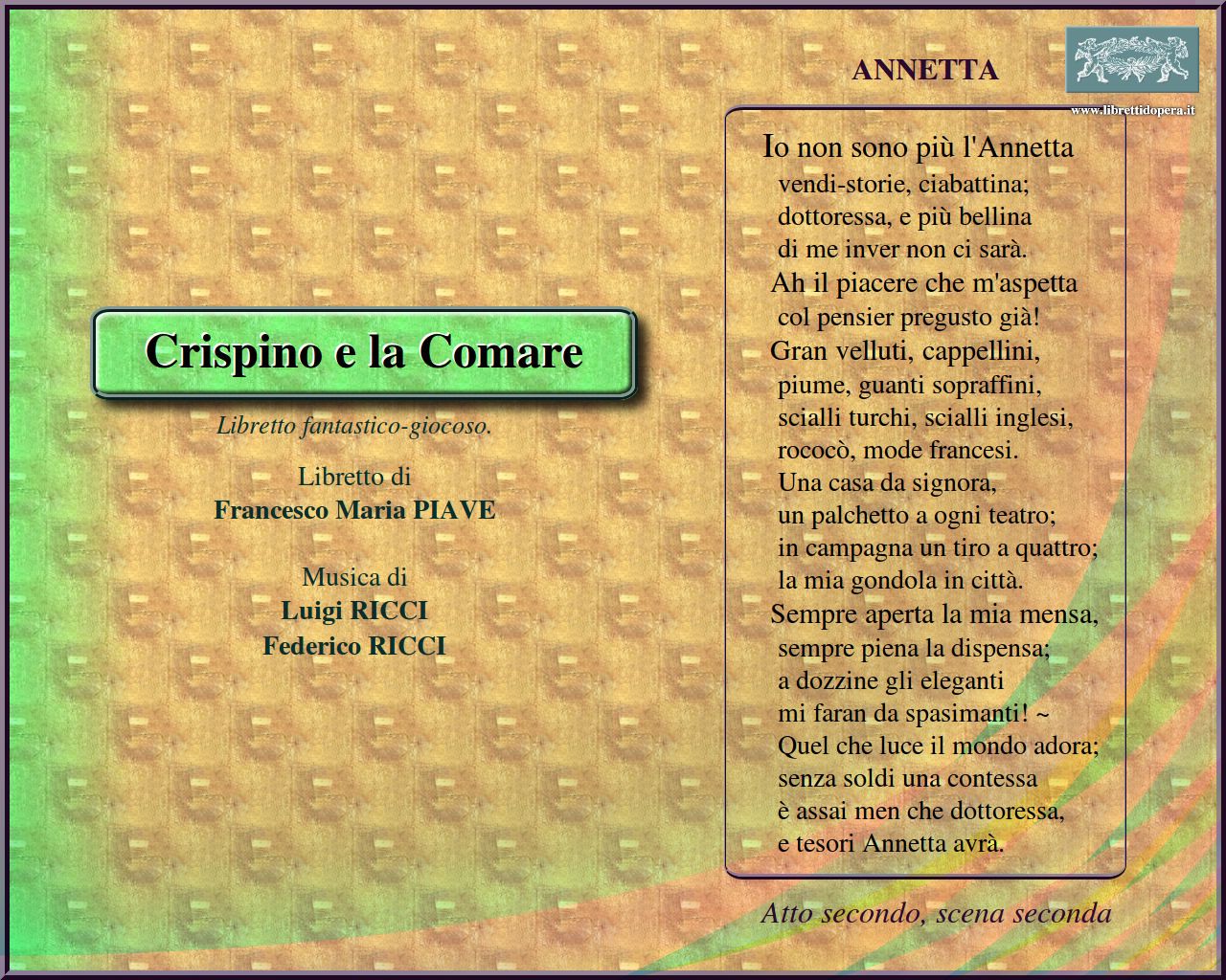 Io non sono più l'Annetta Io non sono più l'Annetta