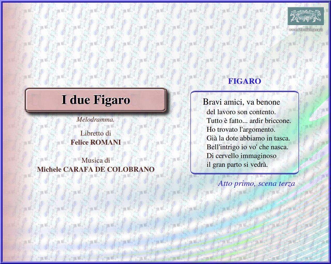 Bravi amici, va benone Bravi amici, va benone